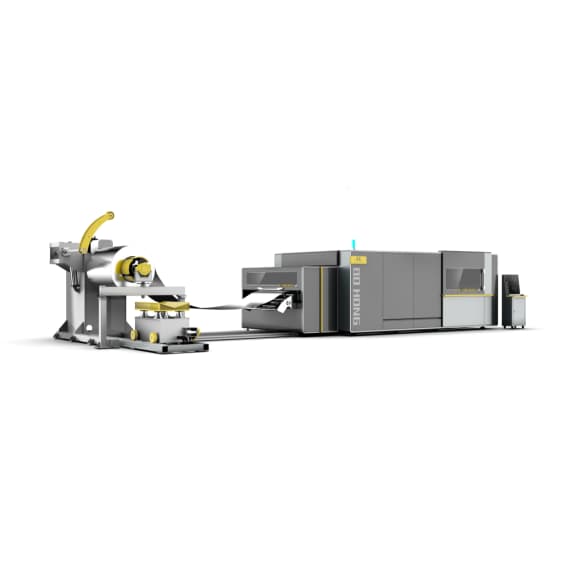 Single Station C Frame Coil Laser Cutting Line