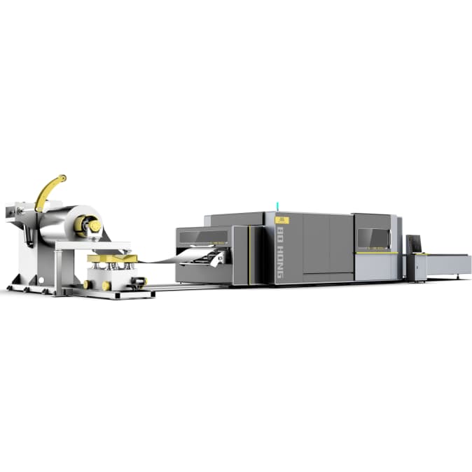 Single Station Enclosed Coil Laser Cutting Line