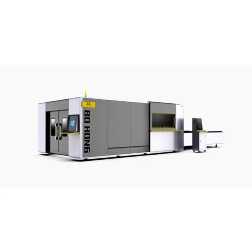 Compact Enclosed Fiber Laser Cutter