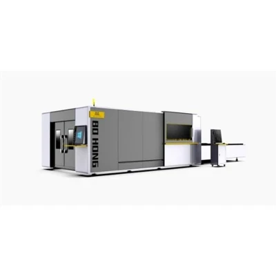 Compact Enclosed Fiber Laser Cutter