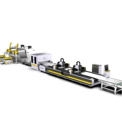 Dual Head Heavy Duty Coil Laser Cutting Line