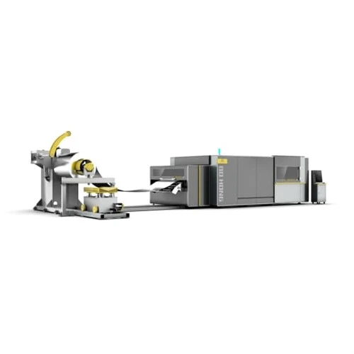 Single Station C Frame Coil Laser Cutting Line