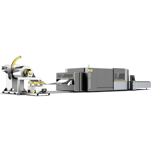 Single Station Enclosed Coil Laser Cutting Line